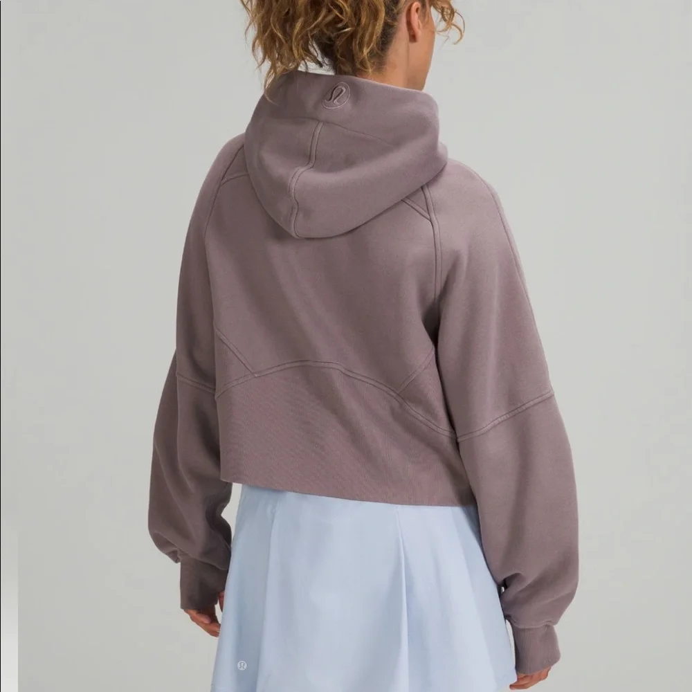 Lululemon Scuba Oversized Full Zip * Lunar Rock XS/S NWT Discontinued - Picture 4 of 8